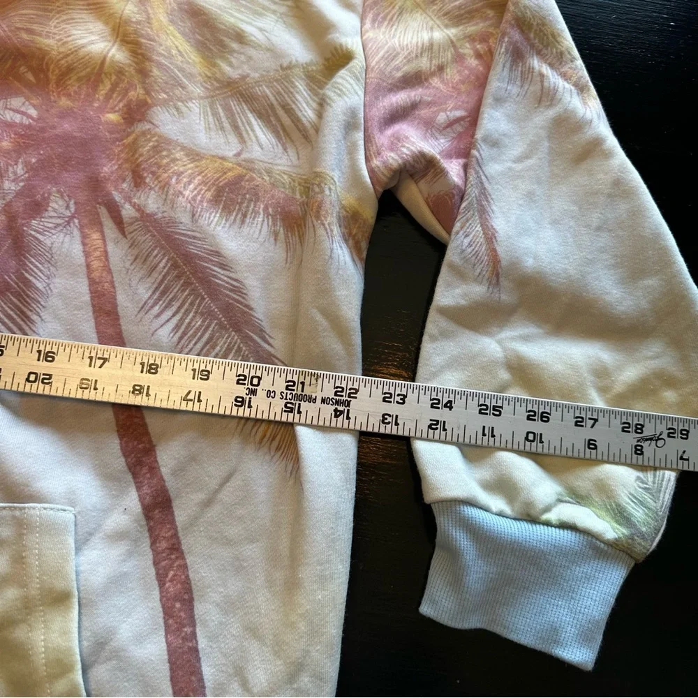 NWT FOREVER 21 XL Palm Tree Print Hoodies Matching Set Halloween Cruise - Picture 4 of 9